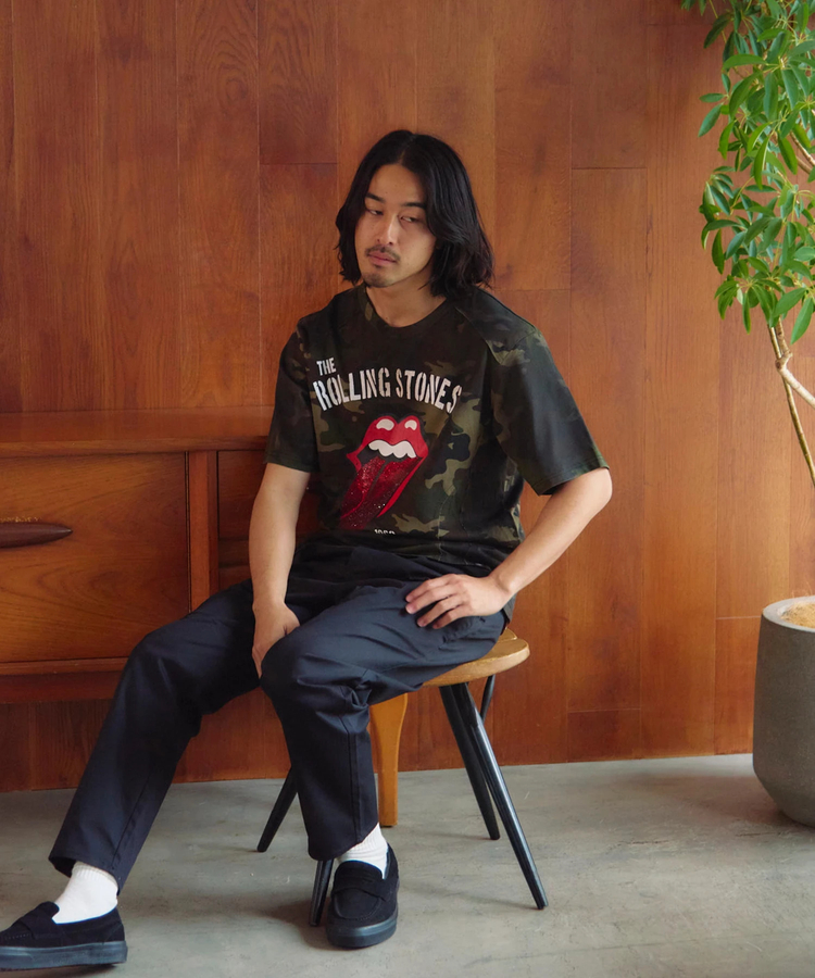 JACKROSE(ジャックローズ) |【The Rolling Stones×JACKROSE】 切替･ラインストーン･SSTEE(MENS)