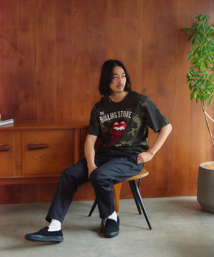 JACKROSE(ジャックローズ) |【The Rolling Stones×JACKROSE】 切替･ラインストーン･SSTEE(MENS)