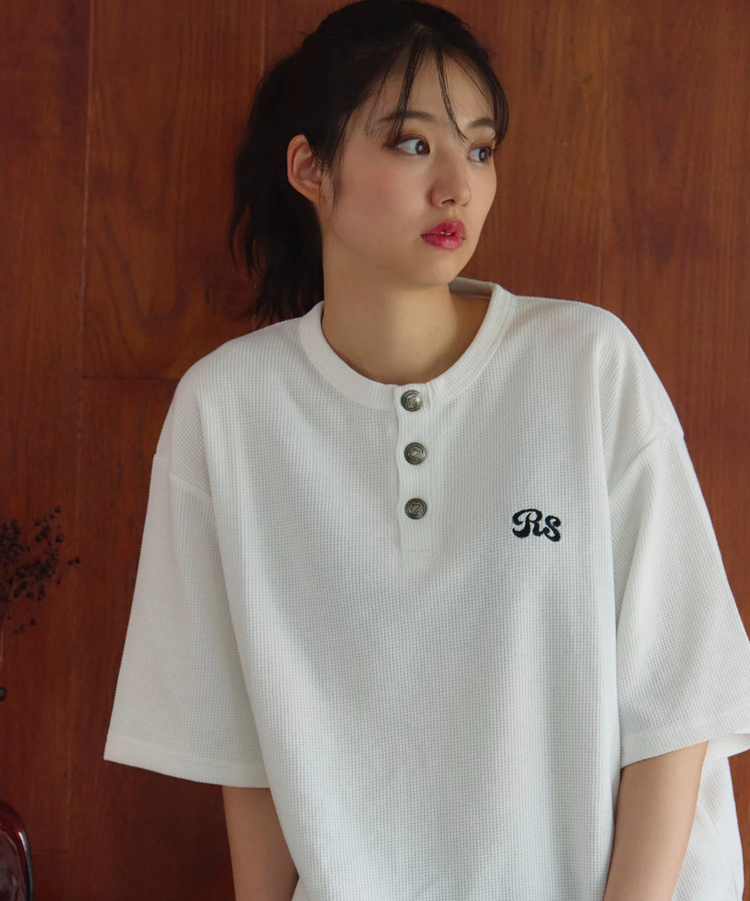 JACKROSE(ジャックローズ) |【The Rolling Stones×JACKROSE】 コンチョボタン ヘンリーネック SSTEE(MENS)