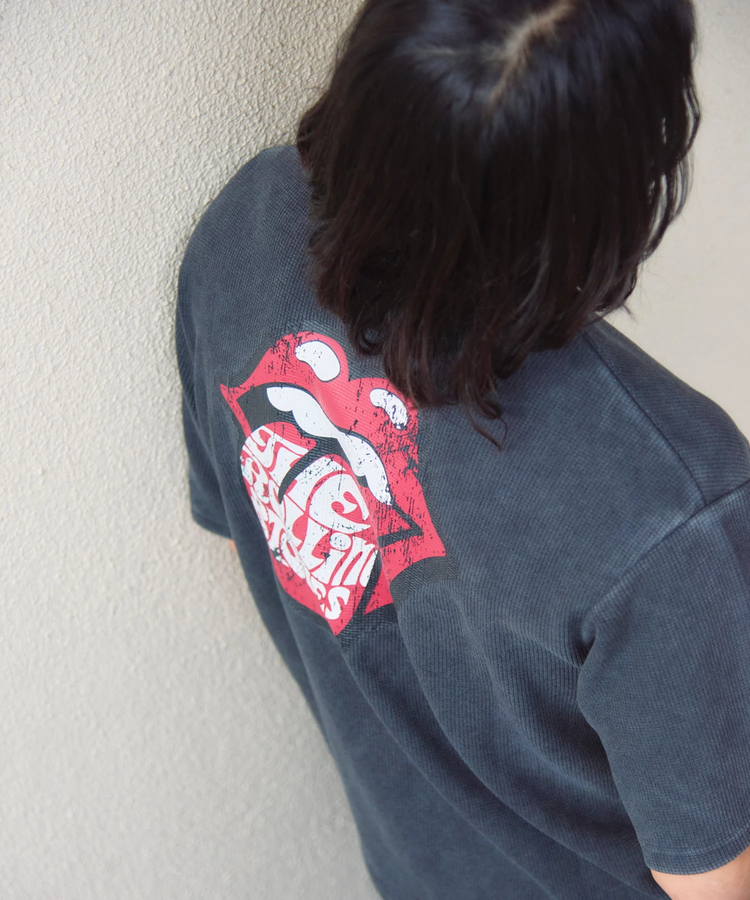 JACKROSE(ジャックローズ) |【The Rolling Stones×JACKROSE】 コンチョボタン ヘンリーネック SSTEE(MENS)