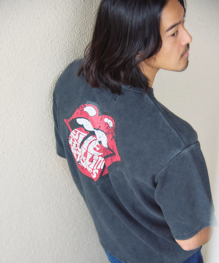 JACKROSE(ジャックローズ) |【The Rolling Stones×JACKROSE】 コンチョボタン ヘンリーネック SSTEE(MENS)