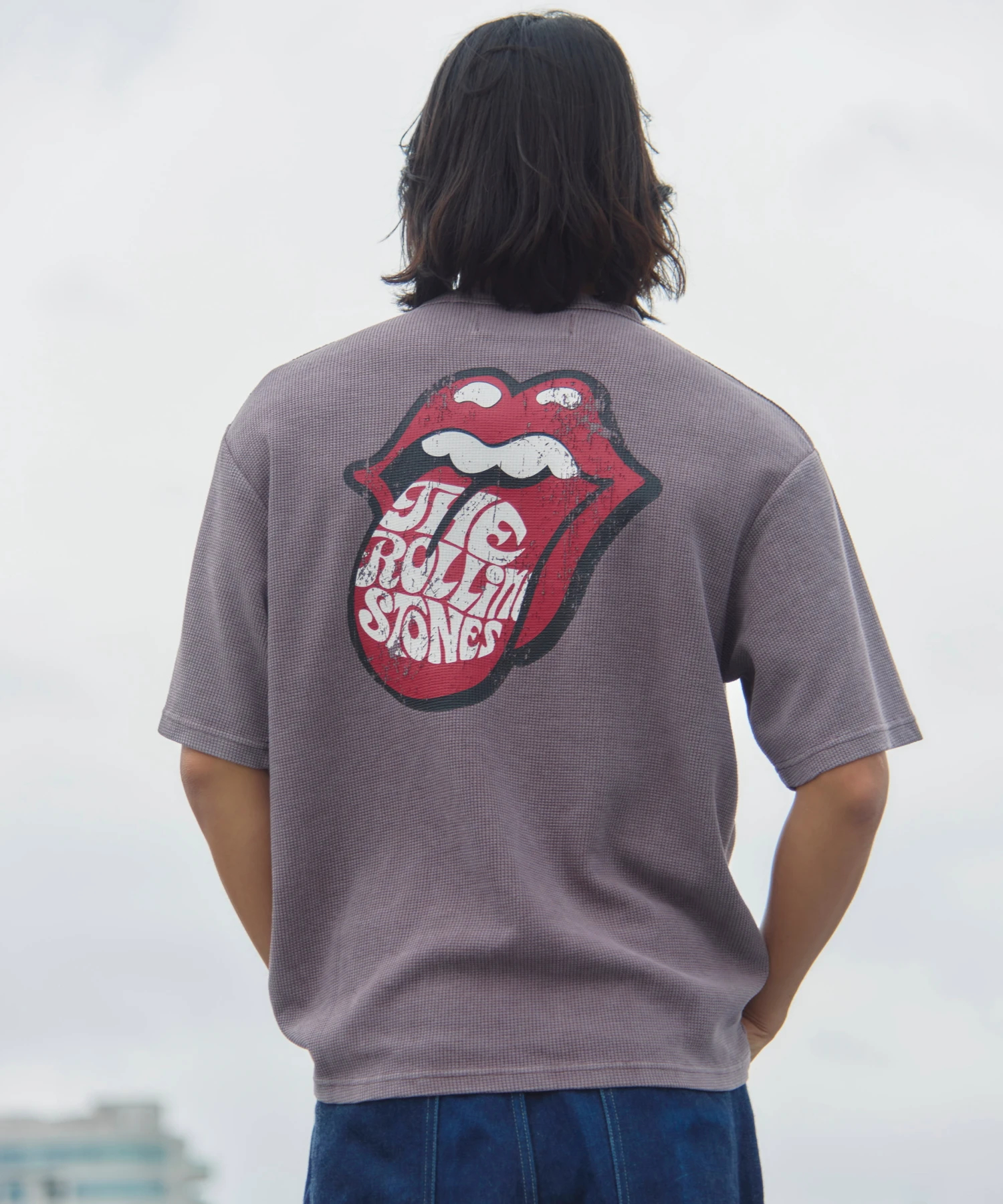 The Rolling Stones×JACKROSE】 コンチョボタン ヘンリーネック SSTEE 