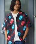 JACKROSE(ジャックローズ) |【The Rolling Stones×JACKROSE】 総柄･リップス&タン SSシャツ(MENS)