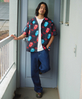 JACKROSE(ジャックローズ) |【The Rolling Stones×JACKROSE】 総柄･リップス&タン SSシャツ(MENS)