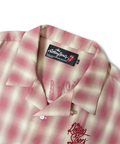 JACKROSE(ジャックローズ) |【The Rolling Stones×JACKROSE】 ヴィンテージ加工･チェックSSシャツ(短丈)(MENS)