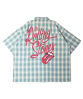 JACKROSE(ジャックローズ) |【The Rolling Stones×JACKROSE】 ヴィンテージ加工･チェックSSシャツ(短丈)(MENS)