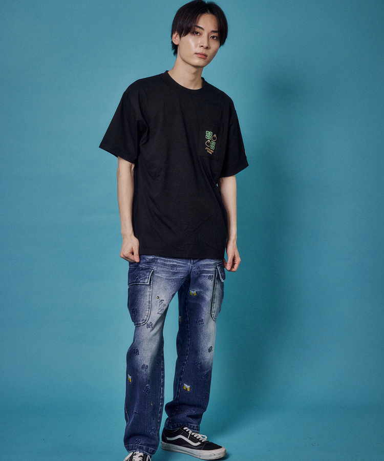 JACKROSE(ジャックローズ) |YOIDORE/酔いどれ ジンディンロウ コラボ SS TEE(MENS)