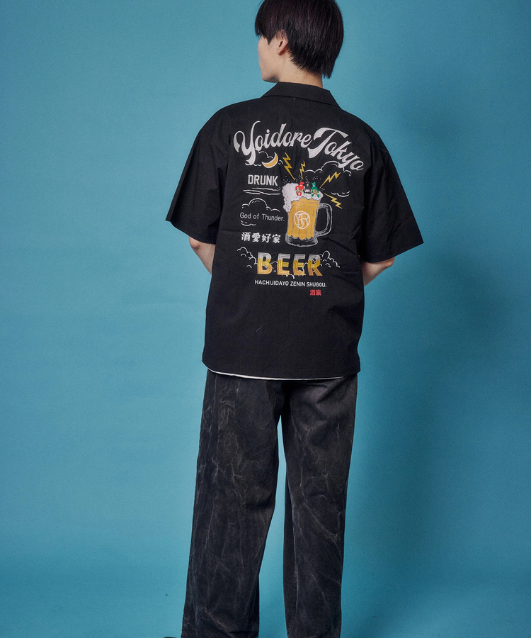JACKROSE(ジャックローズ) |YOIDORE/酔いどれ KAMINARISAMA SS シャツ(MENS)