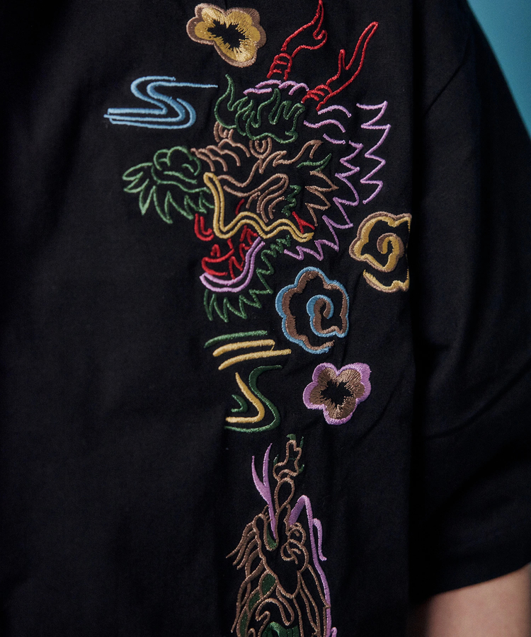JACKROSE(ジャックローズ) |YOIDORE/酔いどれ 酔虎と酔龍 SS シャツ(MENS)