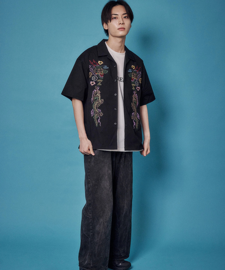 JACKROSE(ジャックローズ) |YOIDORE/酔いどれ 酔虎と酔龍 SS シャツ(MENS)