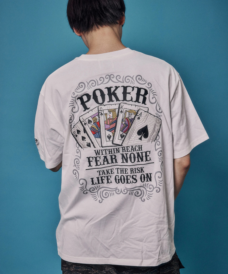 JACKROSE(ジャックローズ) |BAKUCHI/バクチ ポーカー SS TEE(MENS)
