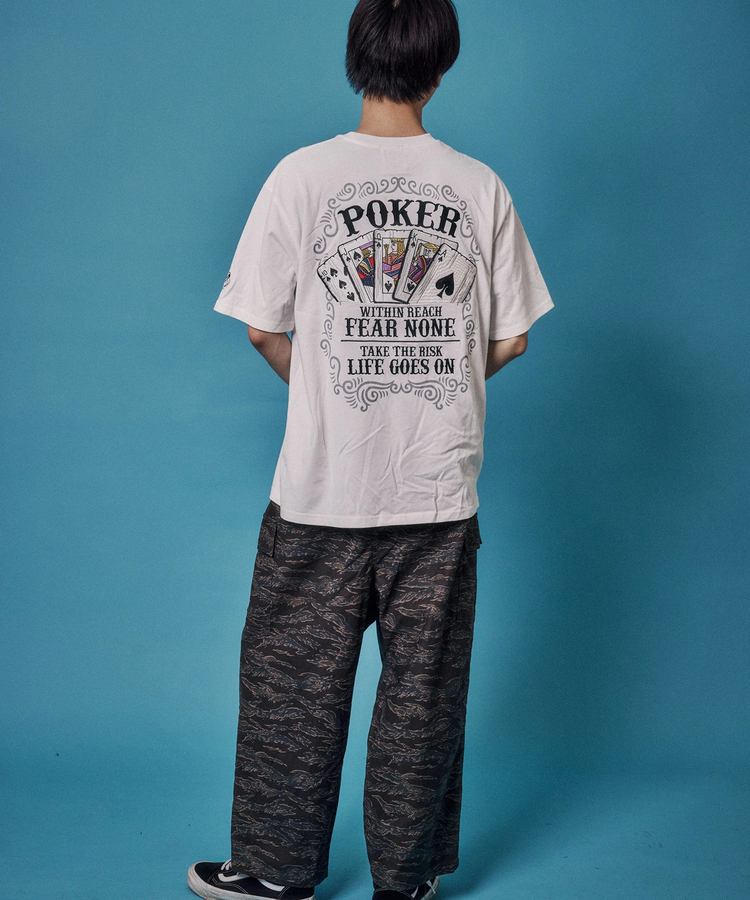 JACKROSE(ジャックローズ) |BAKUCHI/バクチ ポーカー SS TEE(MENS)