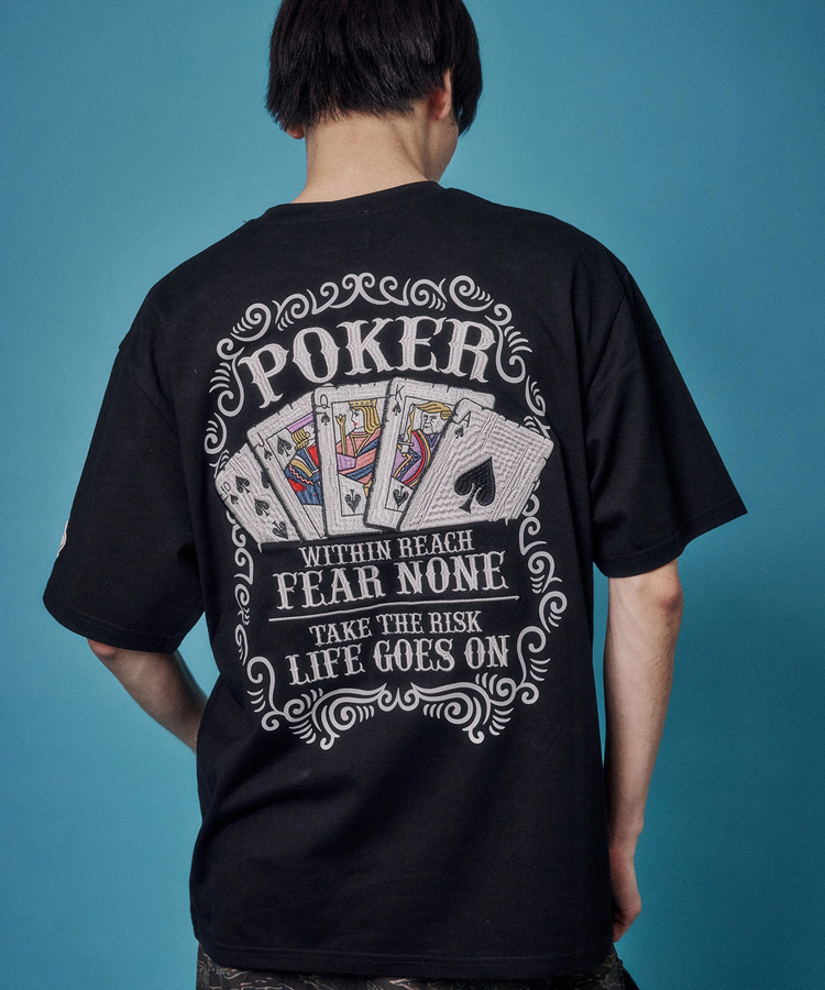 JACKROSE(ジャックローズ) |BAKUCHI/バクチ ポーカー SS TEE(MENS)