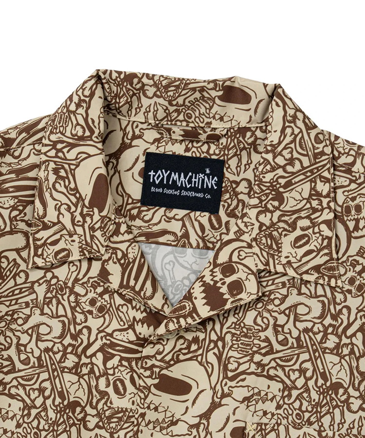 JACKROSE(ジャックローズ) |TOY MACHINE/トイマシーン DEAD MONSTER NEW SS PRINT DRY SHIRTS(MENS)