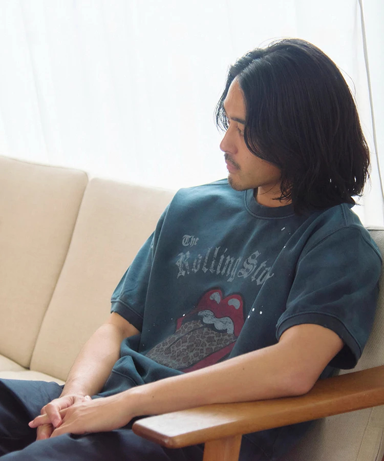JACKROSE(ジャックローズ) |【The Rolling Stones×JACKROSE】  Vintage SWT SS Tee(MENS)