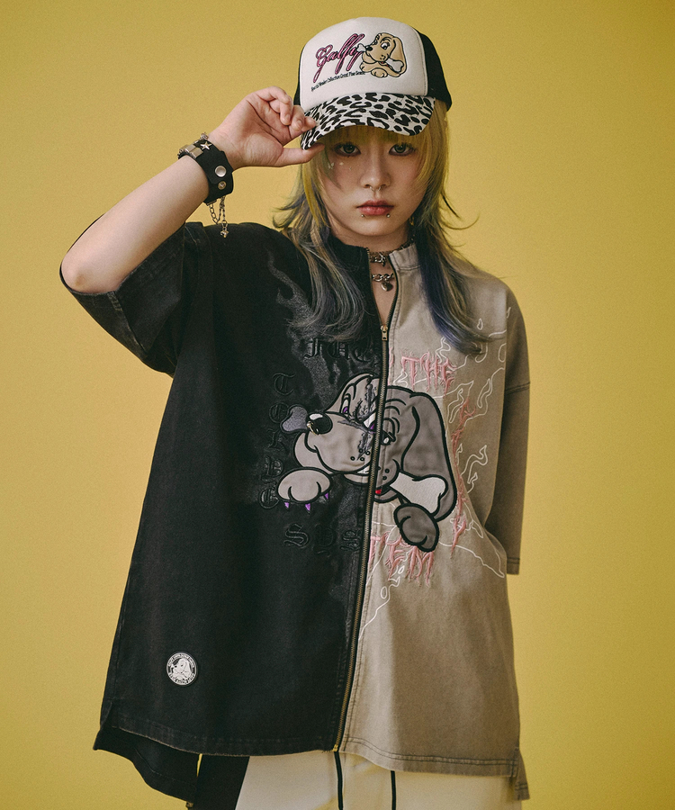 JACKROSE(ジャックローズ) |GALFY/ガルフィー ハーフ&ハーフ SS Tee(MENS)
