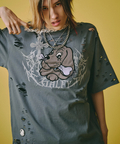 JACKROSE(ジャックローズ) |GALFY/ガルフィー 闇に溶かされし犬ダメージ SS Tee(MENS)