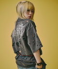 JACKROSE(ジャックローズ) |GALFY/ガルフィー 闇に溶かされし犬ダメージ SS Tee(MENS)
