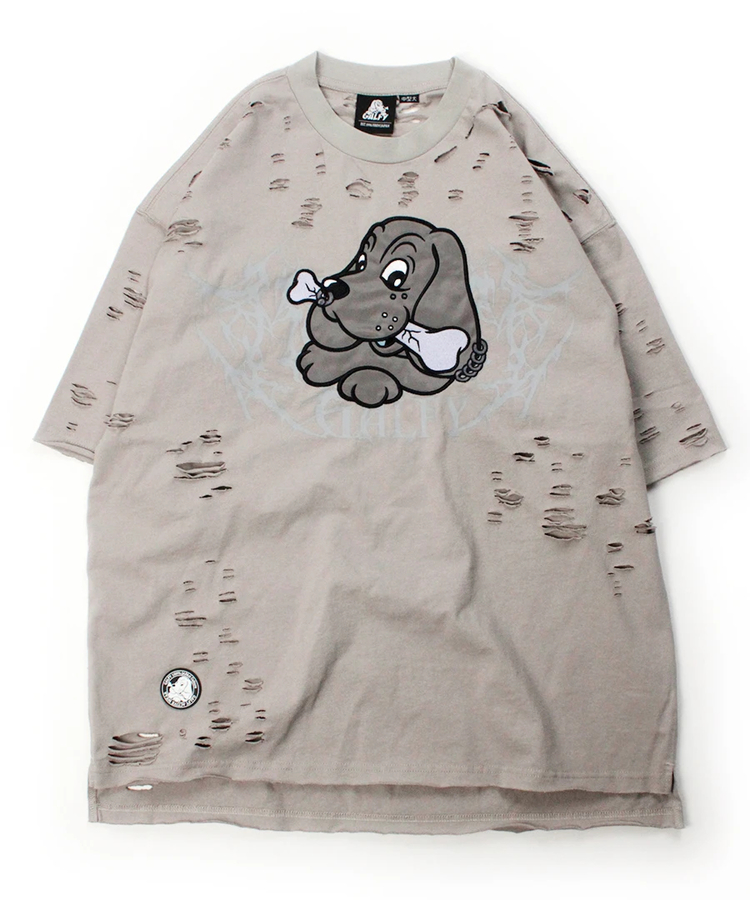JACKROSE(ジャックローズ) |GALFY/ガルフィー 闇に溶かされし犬ダメージ SS Tee(MENS)