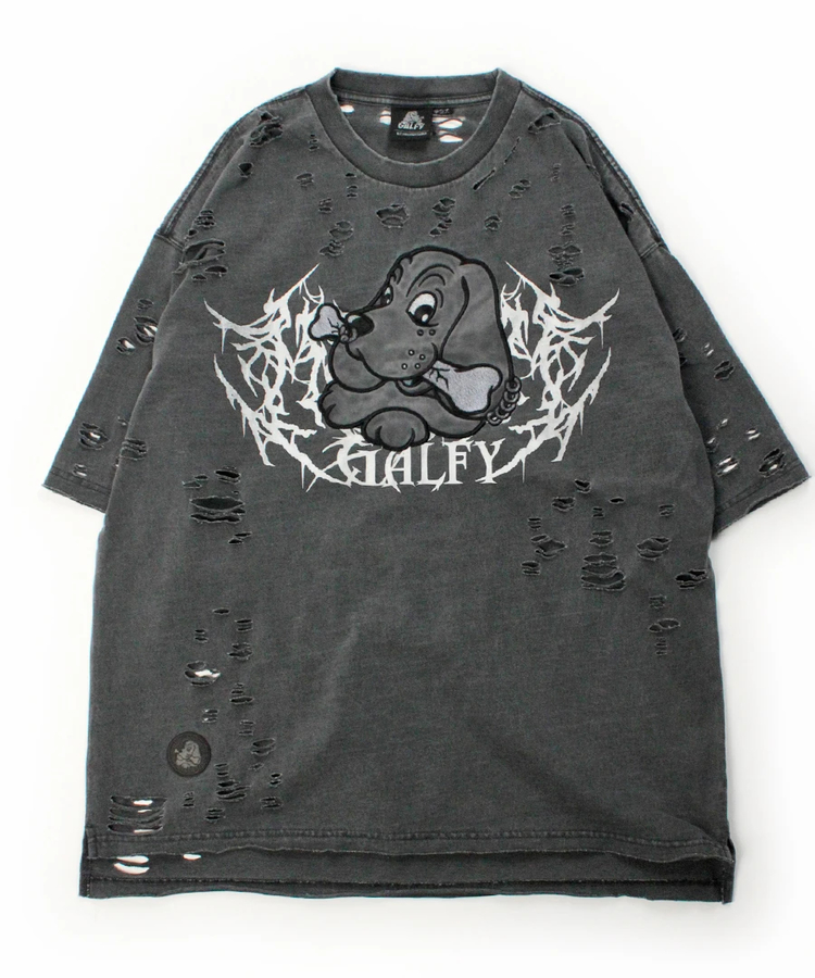 JACKROSE(ジャックローズ) |GALFY/ガルフィー 闇に溶かされし犬ダメージ SS Tee(MENS)