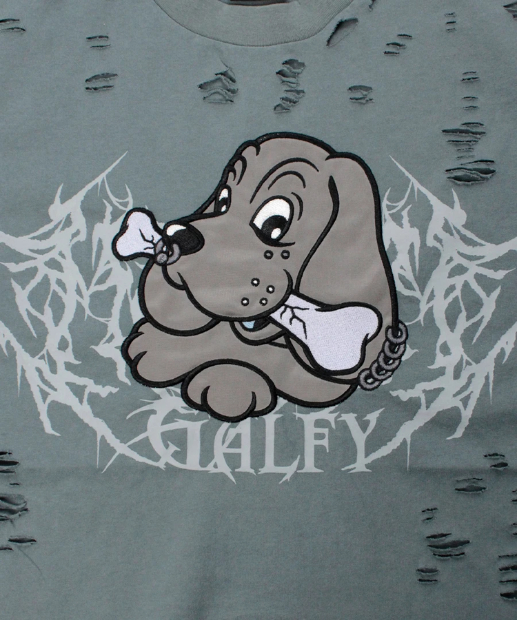 JACKROSE(ジャックローズ) |GALFY/ガルフィー 闇に溶かされし犬ダメージ SS Tee(MENS)