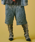 JACKROSE(ジャックローズ) |GALFY/ガルフィー 闇に溶かされし犬ダメージショーツ(MENS)