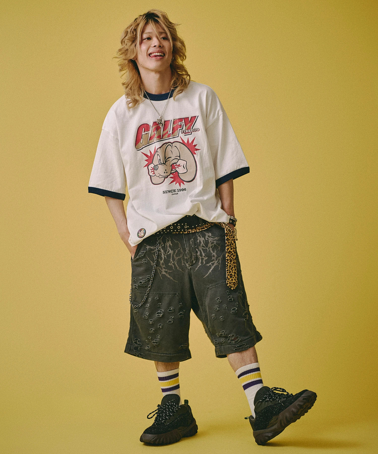 JACKROSE(ジャックローズ) |GALFY/ガルフィー 闇に溶かされし犬ダメージショーツ(MENS)
