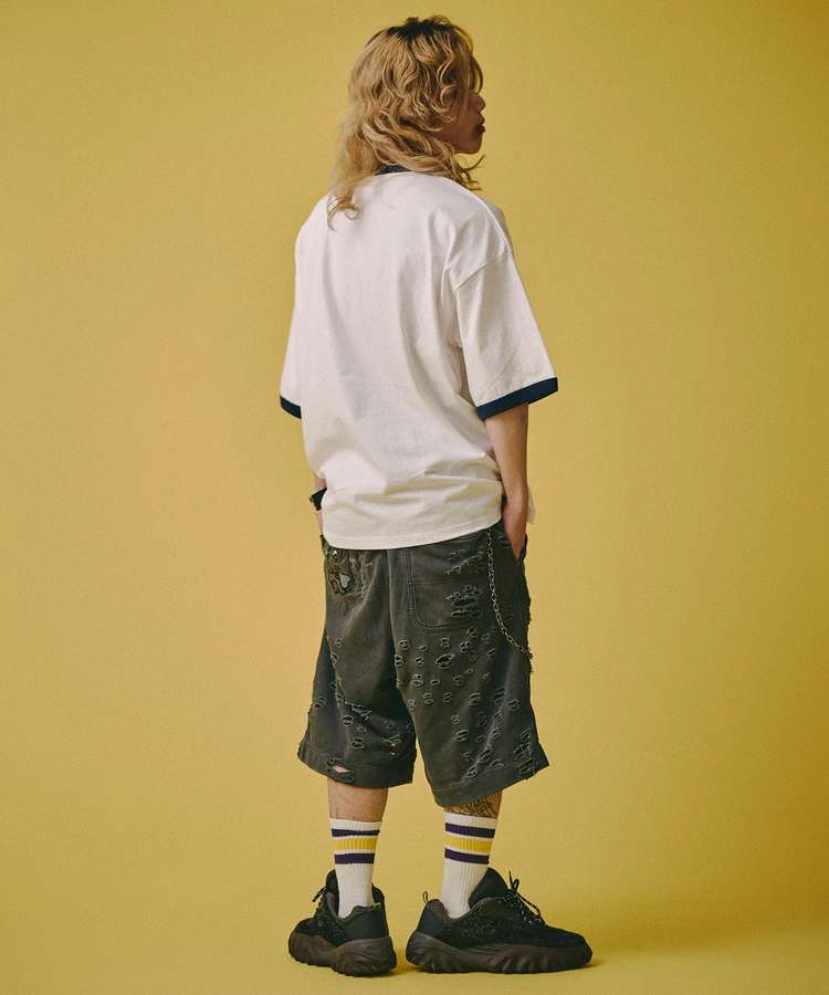 JACKROSE(ジャックローズ) |GALFY/ガルフィー 闇に溶かされし犬ダメージショーツ(MENS)