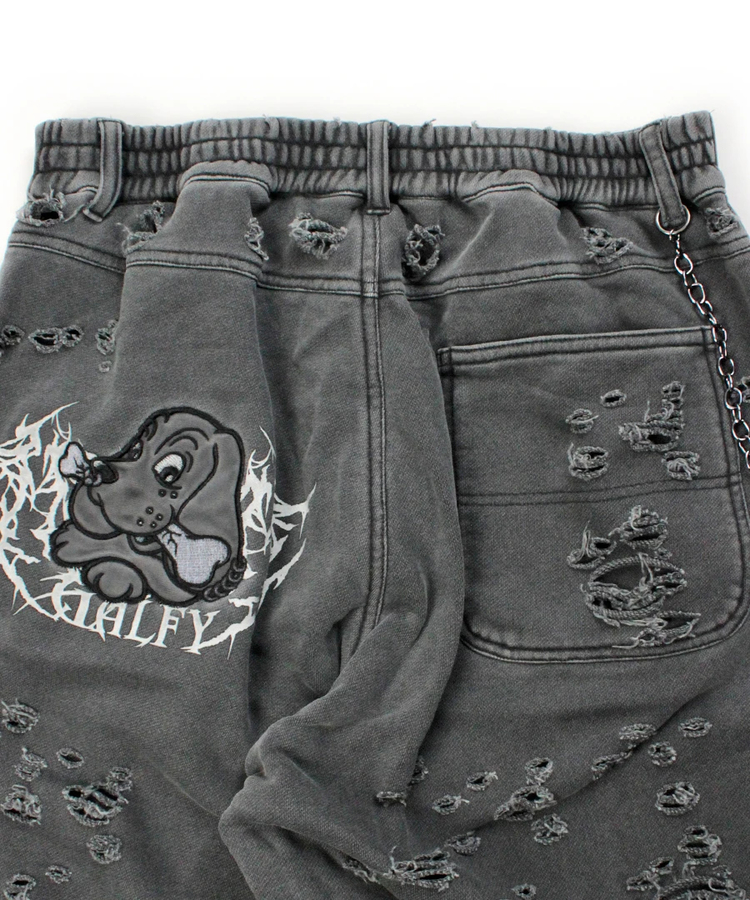 JACKROSE(ジャックローズ) |GALFY/ガルフィー 闇に溶かされし犬ダメージショーツ(MENS)
