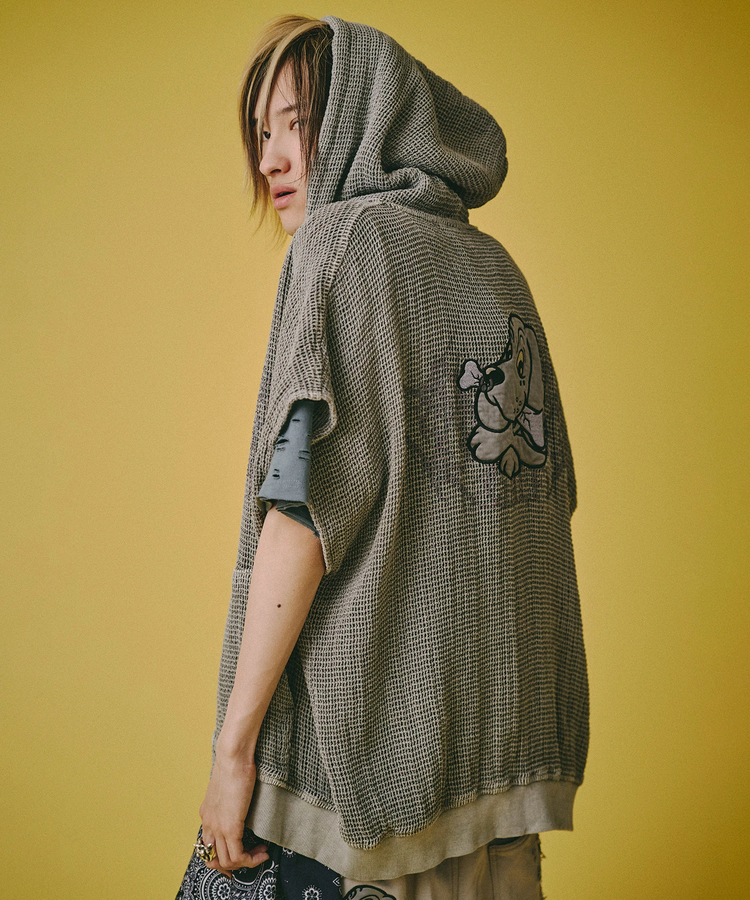 JACKROSE(ジャックローズ) |GALFY/ガルフィー 闇に透けしポンチョ S/S(MENS)