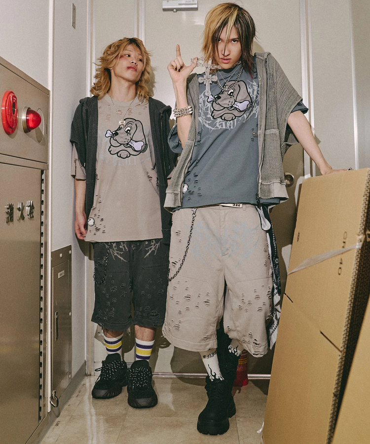 JACKROSE(ジャックローズ) |GALFY/ガルフィー 闇に透けしポンチョ S/S(MENS)