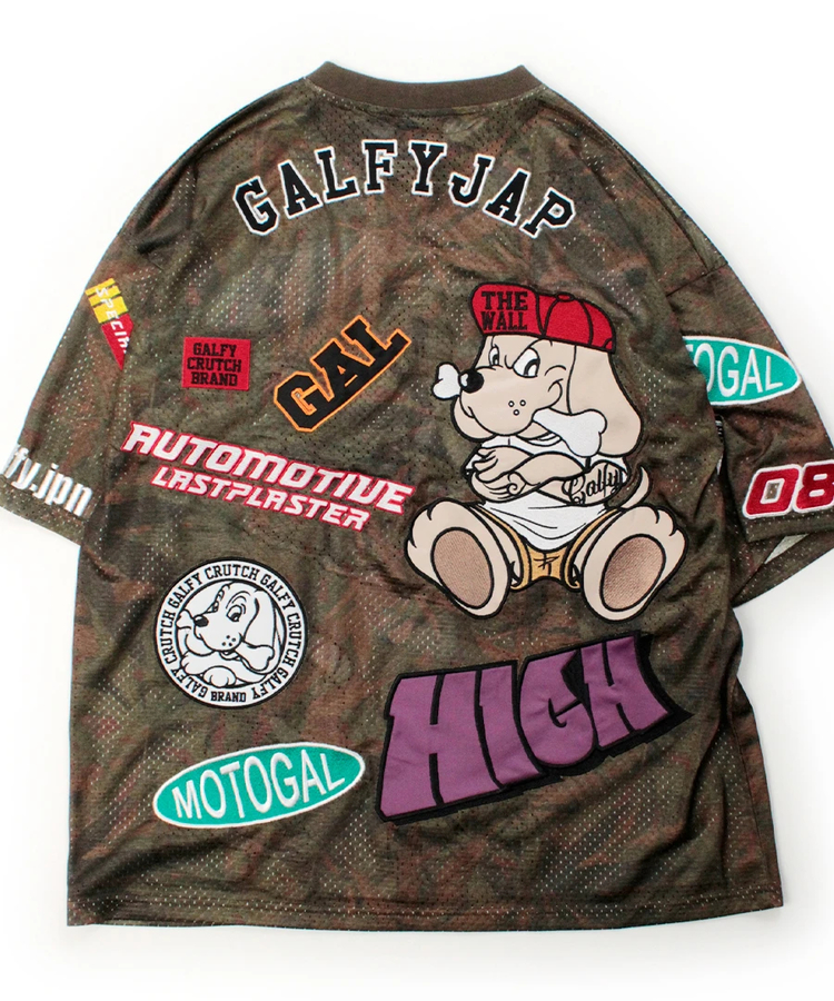 JACKROSE(ジャックローズ) |GALFY/ガルフィー ワッペンだらけでハイになってる SS Tee(MENS)
