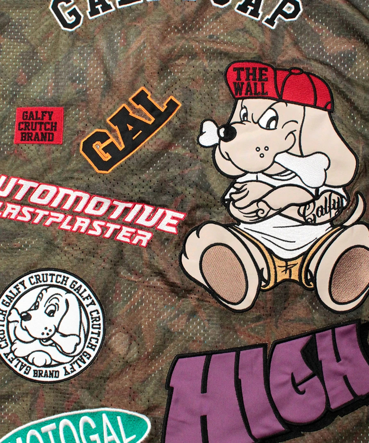JACKROSE(ジャックローズ) |GALFY/ガルフィー ワッペンだらけでハイになってる SS Tee(MENS)