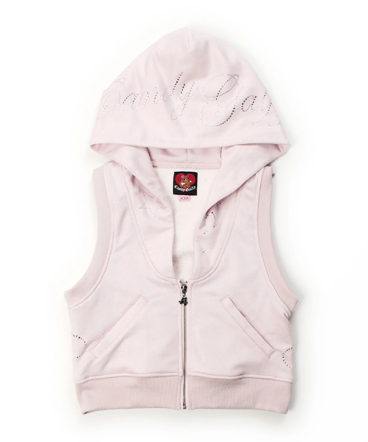 JACKROSE(ジャックローズ) |Candy Galfy/キャンディーガルフィー キラ☆FANCYフーディー ベスト(WOMENS)