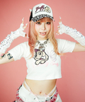 JACKROSE(ジャックローズ) |Candy Galfy/キャンディーガルフィー ピカピカギャルちゃんバタフライチビTee SS(WOMENS)