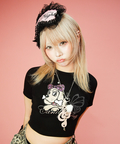 JACKROSE(ジャックローズ) |Candy Galfy/キャンディーガルフィー ピカピカギャルちゃんバタフライチビTee SS(WOMENS)