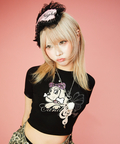 JACKROSE(ジャックローズ) |Candy Galfy/キャンディーガルフィー ピカピカギャルちゃんバタフライチビTee SS(WOMENS)
