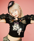JACKROSE(ジャックローズ) |Candy Galfy/キャンディーガルフィー ピカピカギャルちゃんバタフライチビTee SS(WOMENS)