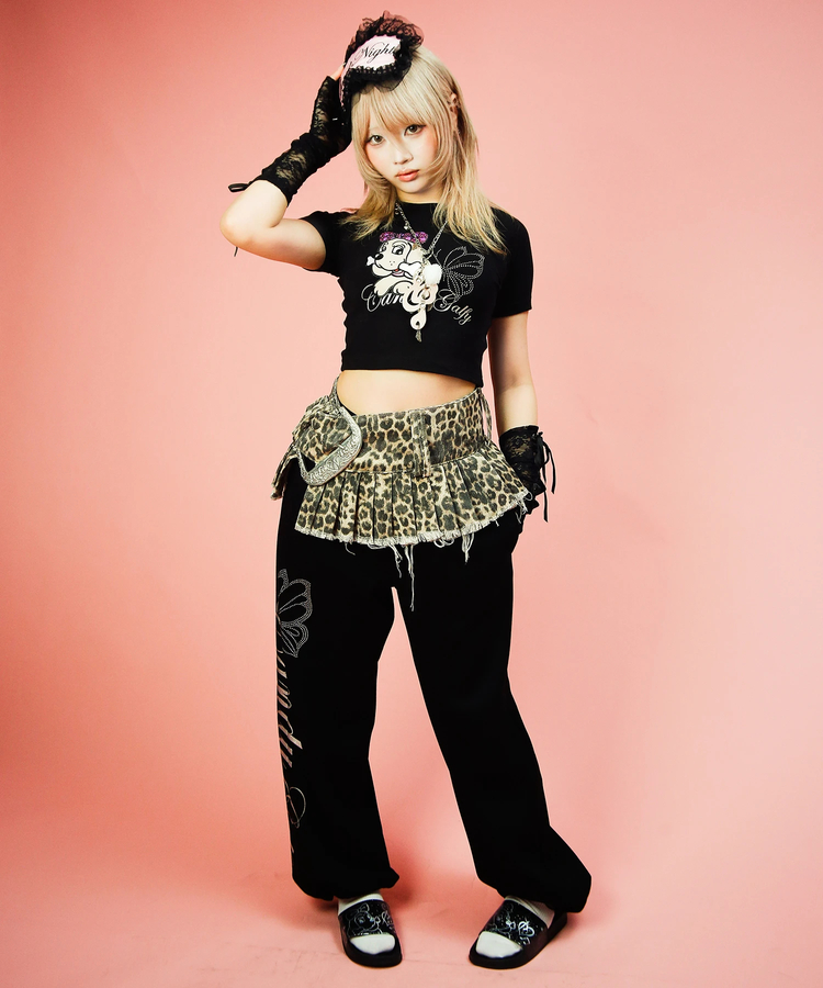 JACKROSE(ジャックローズ) |Candy Galfy/キャンディーガルフィー ピカピカギャルちゃんバタフライチビTee SS(WOMENS)
