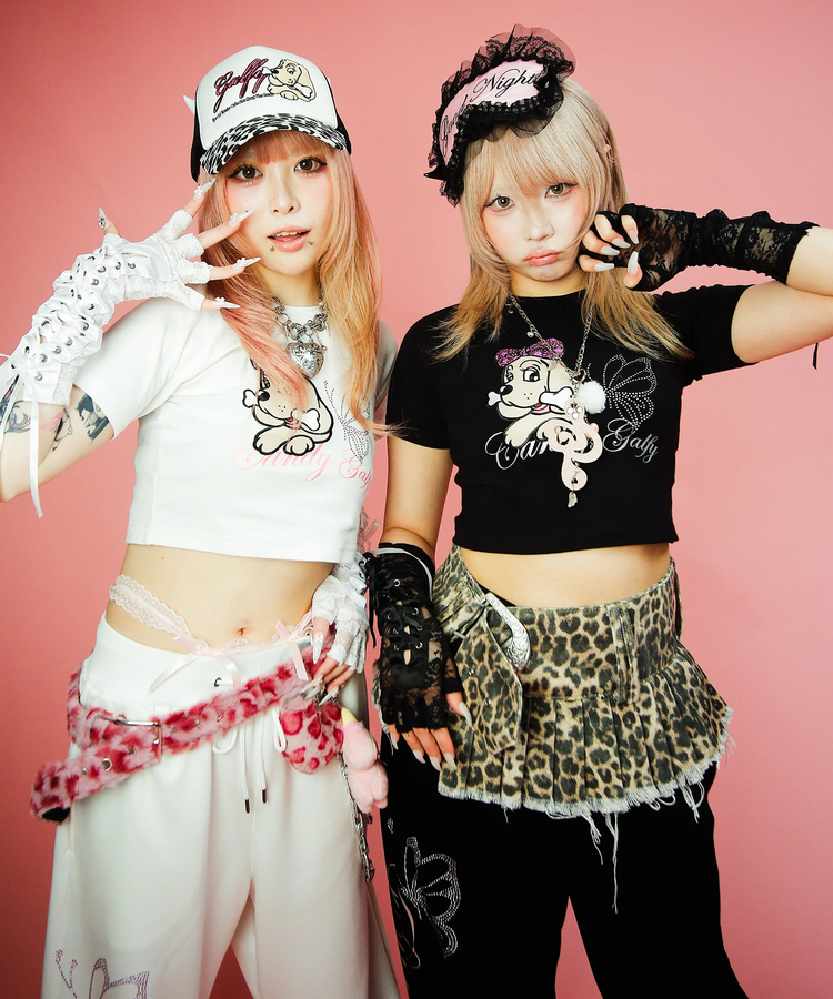 JACKROSE(ジャックローズ) |Candy Galfy/キャンディーガルフィー ピカピカギャルちゃんバタフライチビTee SS(WOMENS)