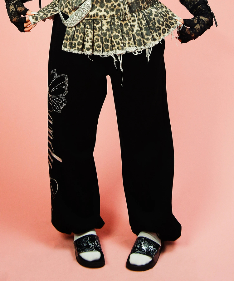 JACKROSE(ジャックローズ) |Candy Galfy/キャンディーガルフィー ピカピカギャルちゃんバタフライスウェットパンツ(WOMENS)