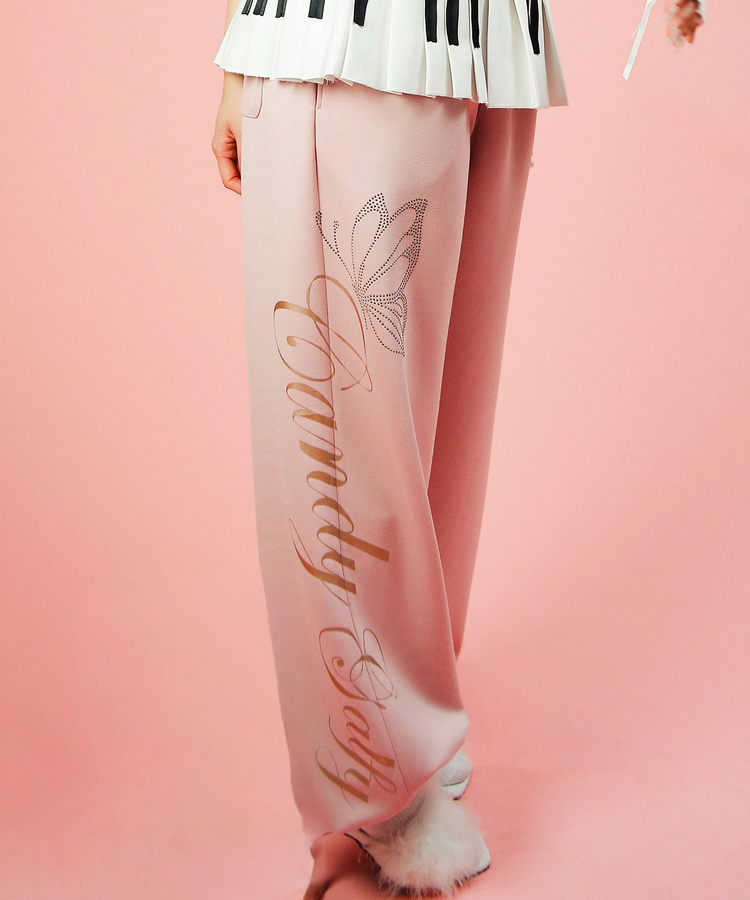 JACKROSE(ジャックローズ) |Candy Galfy/キャンディーガルフィー ピカピカギャルちゃんバタフライスウェットパンツ(WOMENS)