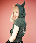 JACKROSE(ジャックローズ) |Candy Galfy/キャンディーガルフィー 病みギャルデビルパーカー SS(WOMENS)