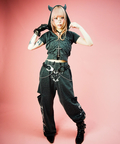 JACKROSE(ジャックローズ) |Candy Galfy/キャンディーガルフィー 病みギャルデビルパーカー SS(WOMENS)