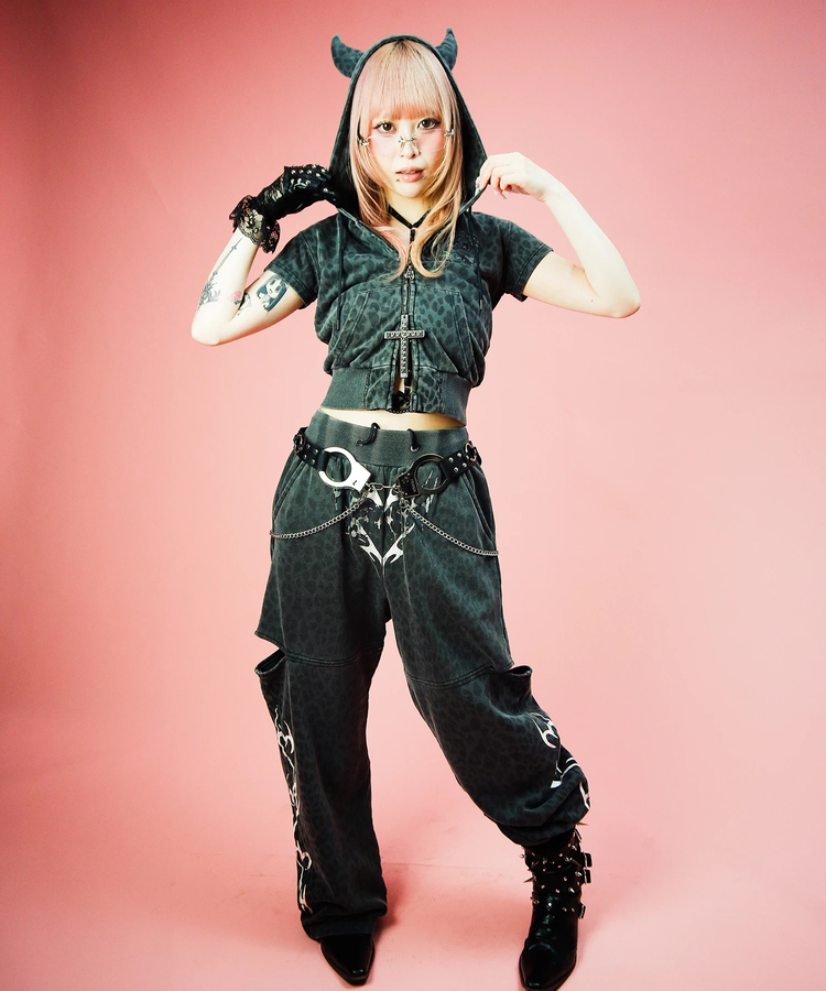 JACKROSE(ジャックローズ) |Candy Galfy/キャンディーガルフィー 病みギャルデビルパーカー SS(WOMENS)