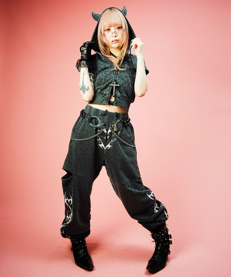 JACKROSE(ジャックローズ) |Candy Galfy/キャンディーガルフィー 病みギャルデビルパーカー SS(WOMENS)