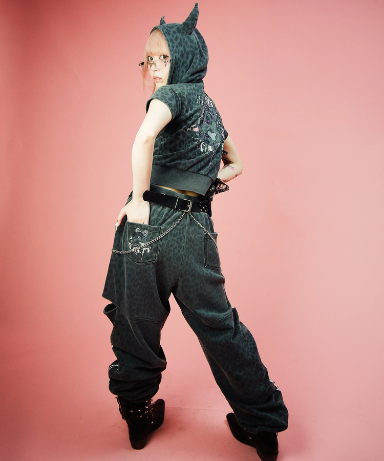 JACKROSE(ジャックローズ) |Candy Galfy/キャンディーガルフィー 病みギャルデビルパーカー SS(WOMENS)