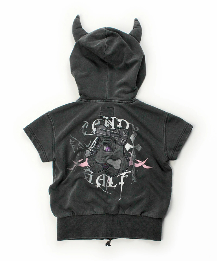 JACKROSE(ジャックローズ) |Candy Galfy/キャンディーガルフィー 病みギャルデビルパーカー SS(WOMENS)