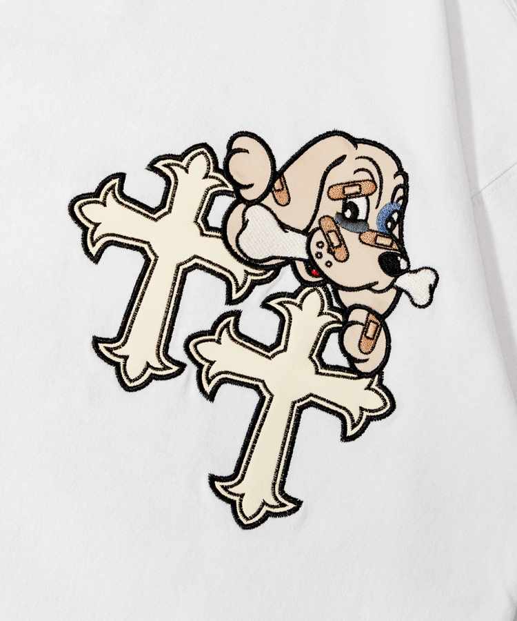 JACKROSE(ジャックローズ) |【GALFY×GALLIS ADDICTION】別注十字架わんわんSS Tee(MENS/WOMENS)
