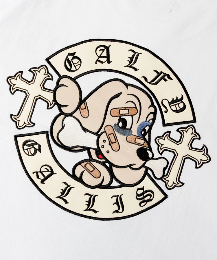 JACKROSE(ジャックローズ) |【GALFY×GALLIS ADDICTION】別注十字架わんわんSS Tee(MENS/WOMENS)
